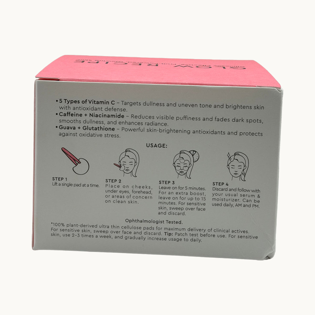 Vitamin C Brightening Toner Pads
