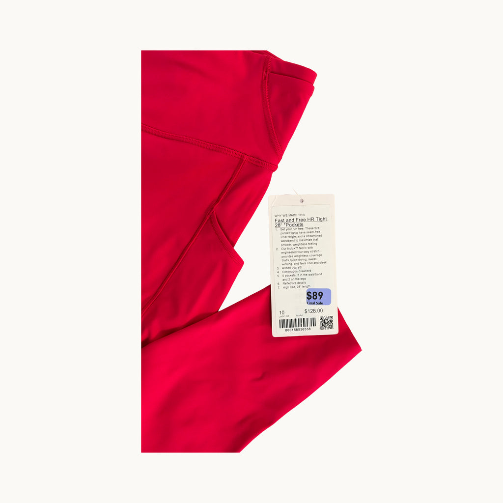 Fast and Free HR Tight 28" with Pockets – size 10 - Mulberry Spark