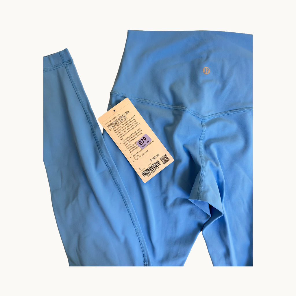 Align No Line High Rise Pant 28 – size 6 - Ocean Wave